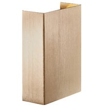 Fold 10.5cm Brass Outdoor Up/Down Wall Light